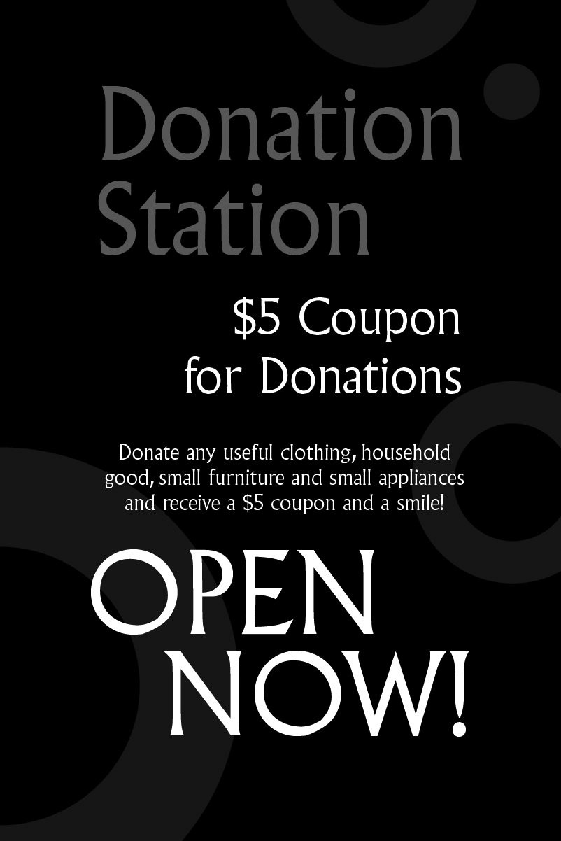 Donate and receive a $5 coupon